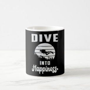 Diving Dive Diver Sea Scuba Diving Funny Gift Idea Coffee Mug