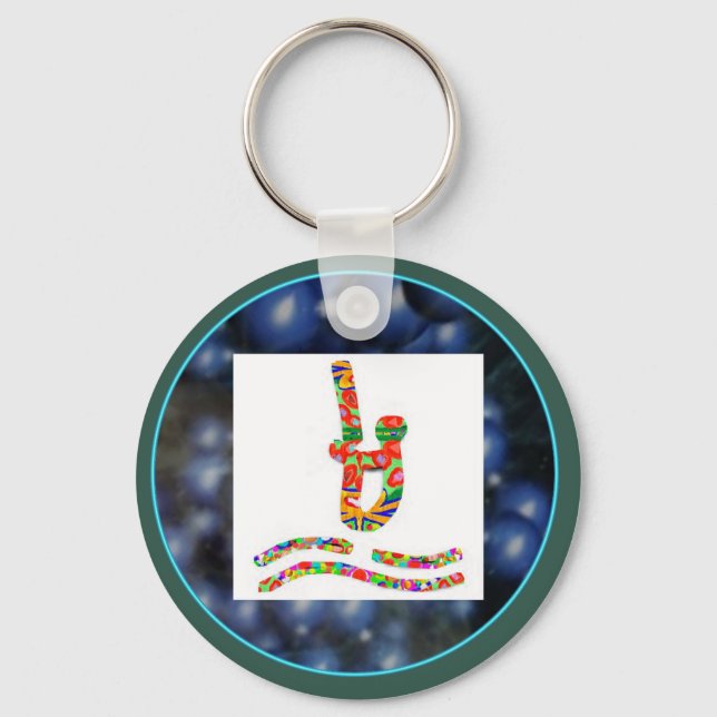 Diving, Diver, Dive Key Ring (Front)