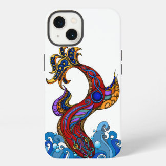 Diving dragon fish iPhone case