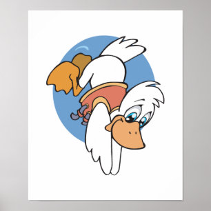 diving duck poster