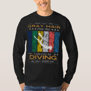 Diving Enthusiast Tee - Grey Hair, Deep Sea Explor