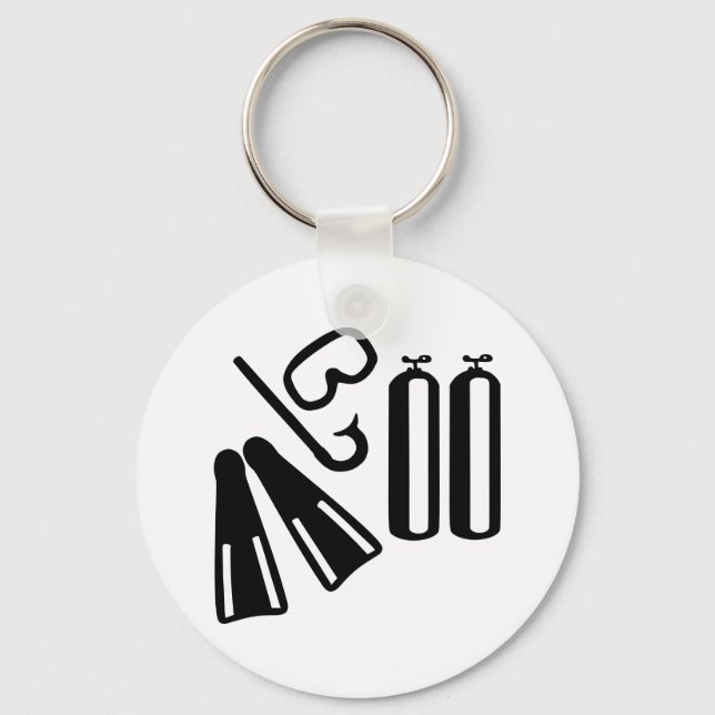 Diving equipment key ring (Front)