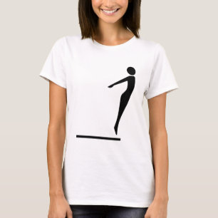 Diving Figure - Black T-Shirt