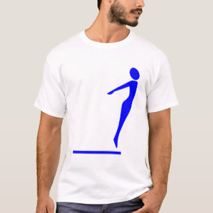 Diving Figure - Blue T-Shirt