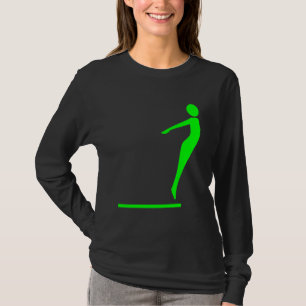 Diving Figure - Green T-Shirt