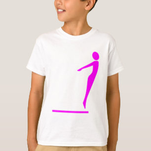 Diving Figure - Magenta T-Shirt