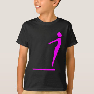 Diving Figure - Magenta T-Shirt