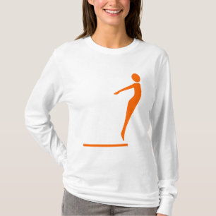 Diving Figure - Orange T-Shirt