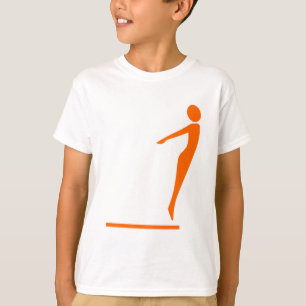 Diving Figure - Orange T-Shirt