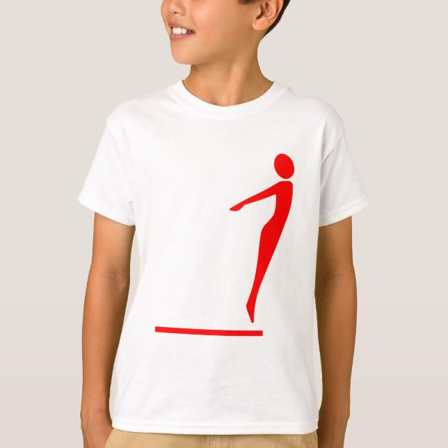 Diving Figure - Red T-Shirt (Front)