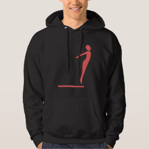 Diving Figure - Tropical Pink Hoodie