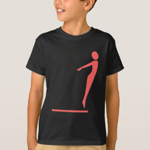 Diving Figure - Tropical Pink T-Shirt