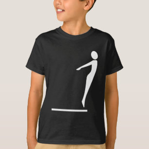 Diving Figure - White T-Shirt