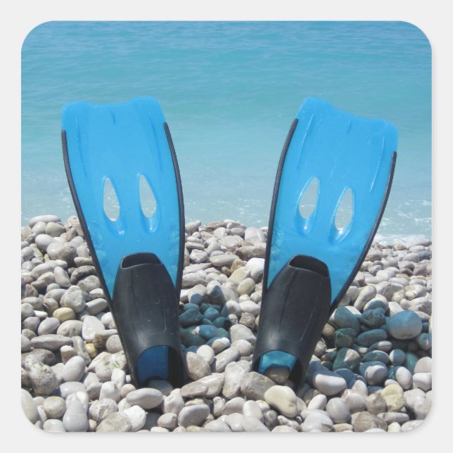 Diving Fins Stickers (Front)