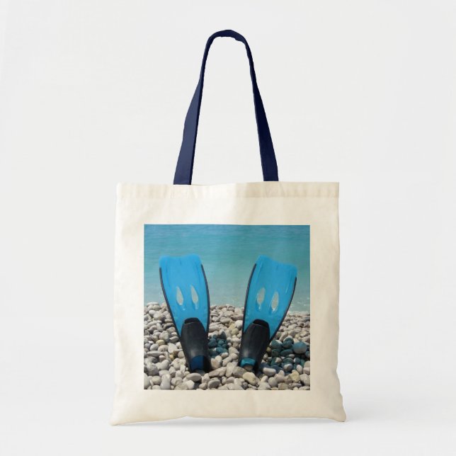Diving Fins Tote Bag (Front)