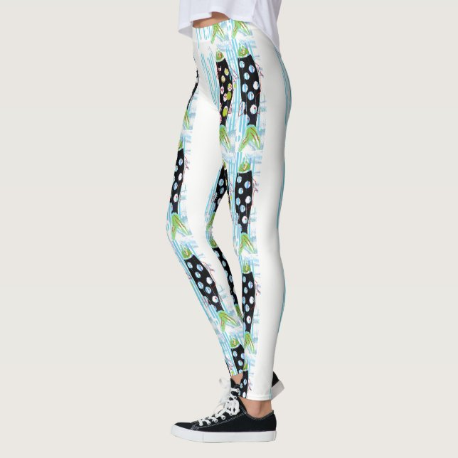 diving fish Thunder_Cove any colour Leggings (Left)