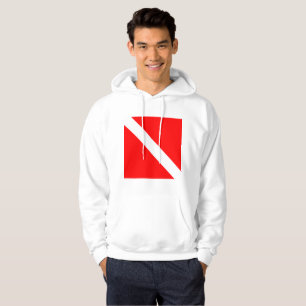 Diving Flag Scuba Diver Diver Down Hoodie