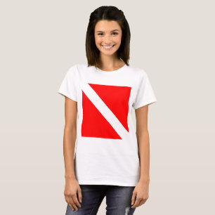Diving Flag Scuba Diver Diver Down T-Shirt