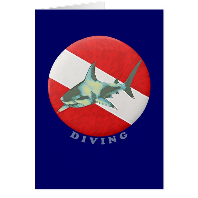 diving flag shark (Front)