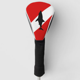 Diving Flag: Shark Golf Head Cover