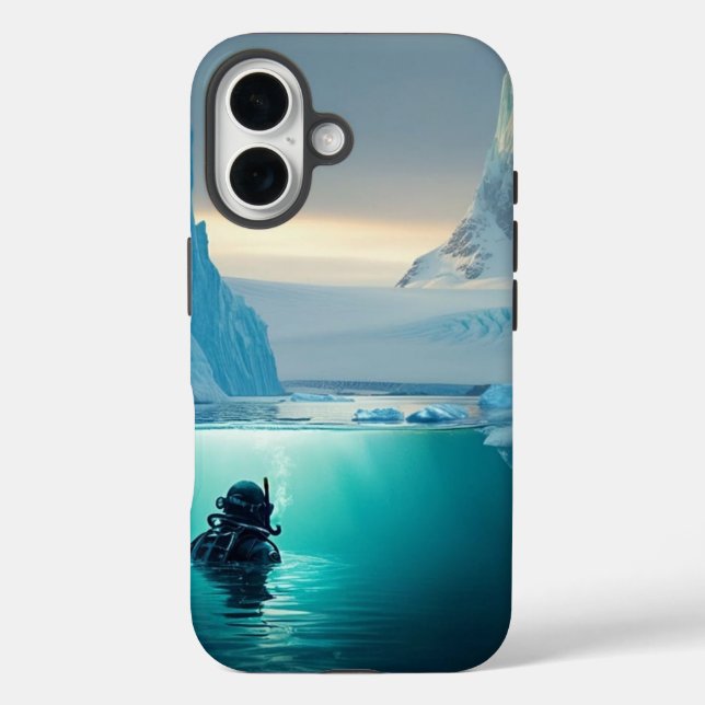 diving for gold Case-Mate iPhone case (Back)