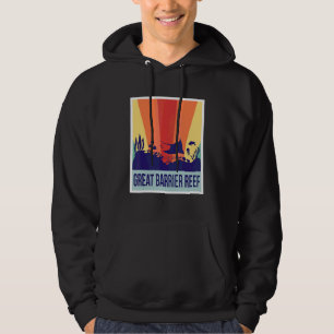 Diving Great Barrier Reef Souvenir Australia Dive  Hoodie