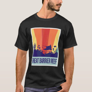 Diving Great Barrier Reef Souvenir Australia Dive  T-Shirt