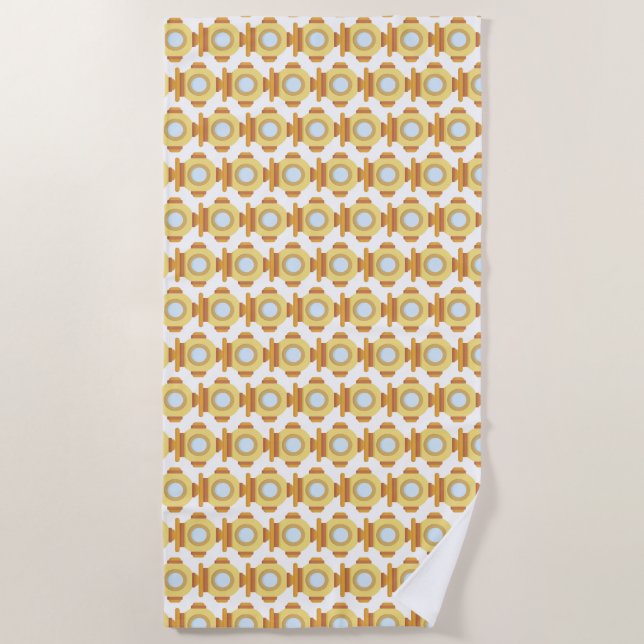 Diving helmet beach towel (Front)