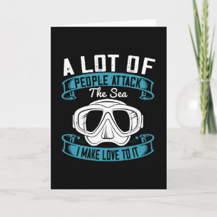Diving - I Make Love To The Sea Card