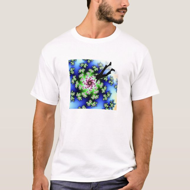 Diving Into a Fractal T-Shirt (Front)
