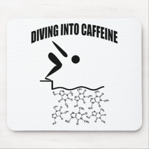Diving Into Caffeine Mouse Pad