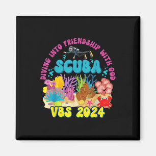 Diving Into Friendship With God Beach Scuba Vbs 20 Magnet