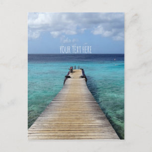 Diving into the Blue Postcard w/out your text