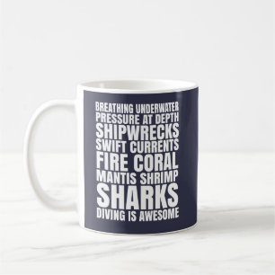 Diving is Awesome Mug