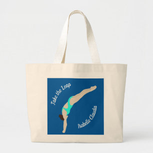 Diving Large Tote Bag