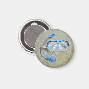 Diving Mask in the Sand Magnet