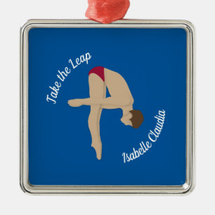 Diving Metal Ornament