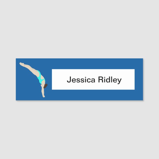 Diving Name Tag (Front)