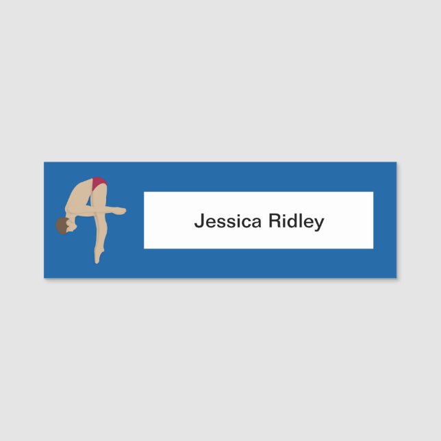 Diving Name Tag (Front)