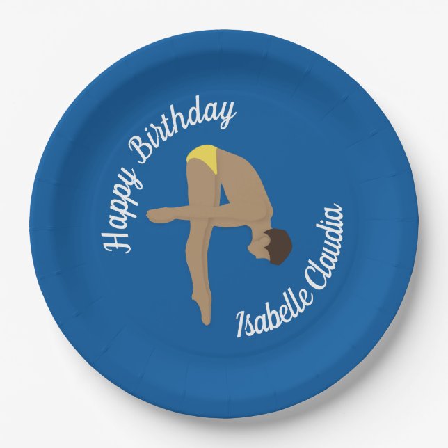 Diving Paper Plate (Front)