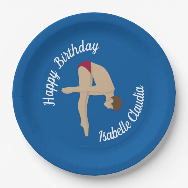 Diving Paper Plate (Front)