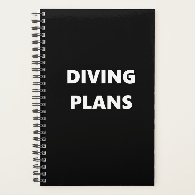 Diving Planner Sports Theme Diving Plans (Front)