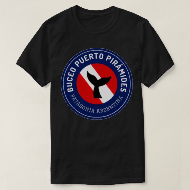 Diving Puerto Piramides T-Shirt (Design Front)