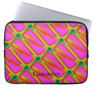 Diving red mermaids pink/yellow Thunder_Cove Laptop Sleeve