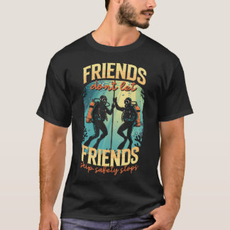 Diving Scuba Dive Freediving Skip Safety T-Shirt