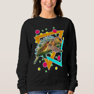 Diving Sea Cute Turtle Fish Scuba Diver Ocean Sweatshirt