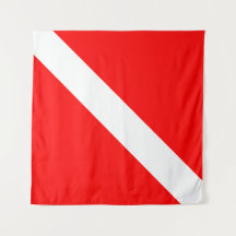 Diving sport, American Diver Down Flag SCUBA