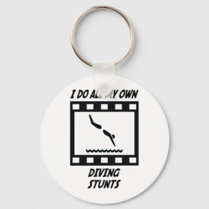 Diving Stunts Key Ring