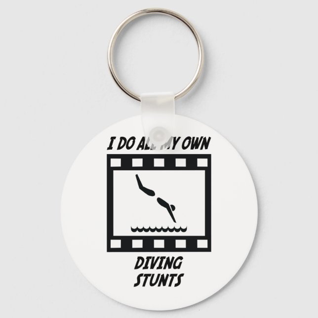 Diving Stunts Key Ring (Front)