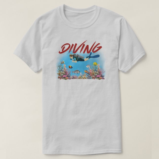 Diving T-Shirt (Design Front)
